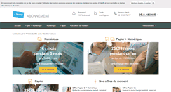 Desktop Screenshot of abonnement.lemainelibre.fr