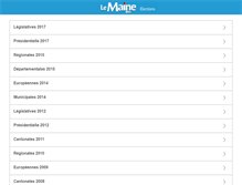 Tablet Screenshot of elections.lemainelibre.fr
