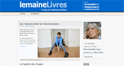 Desktop Screenshot of lemainelivres.blogs.lemainelibre.fr